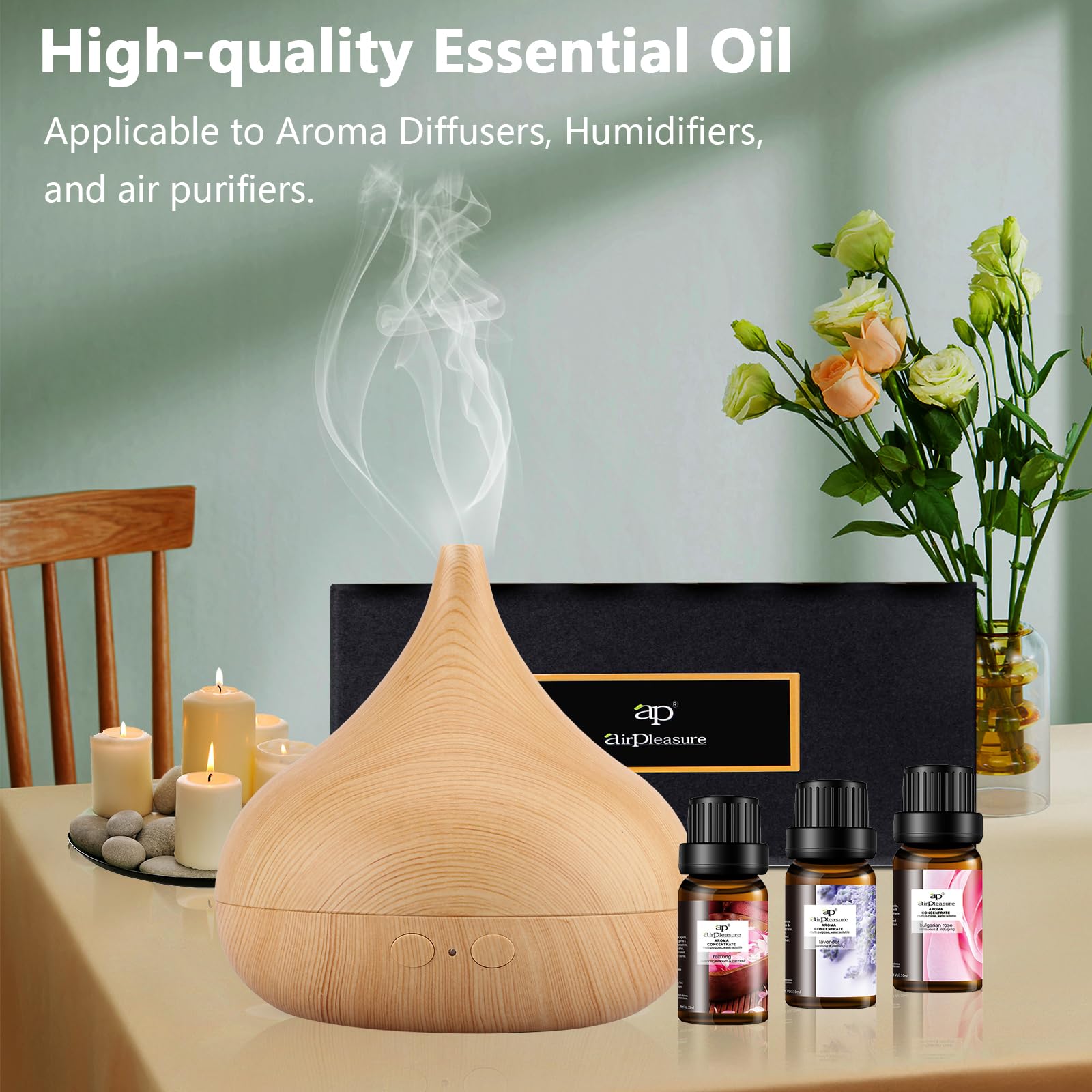 AP Airpleasure Diffuser-ready set with user-friendly dispensing design