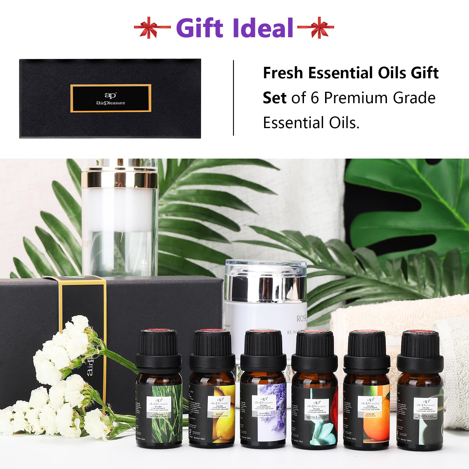 ap airpleasure Refresh dark glass bottle protects oils from light