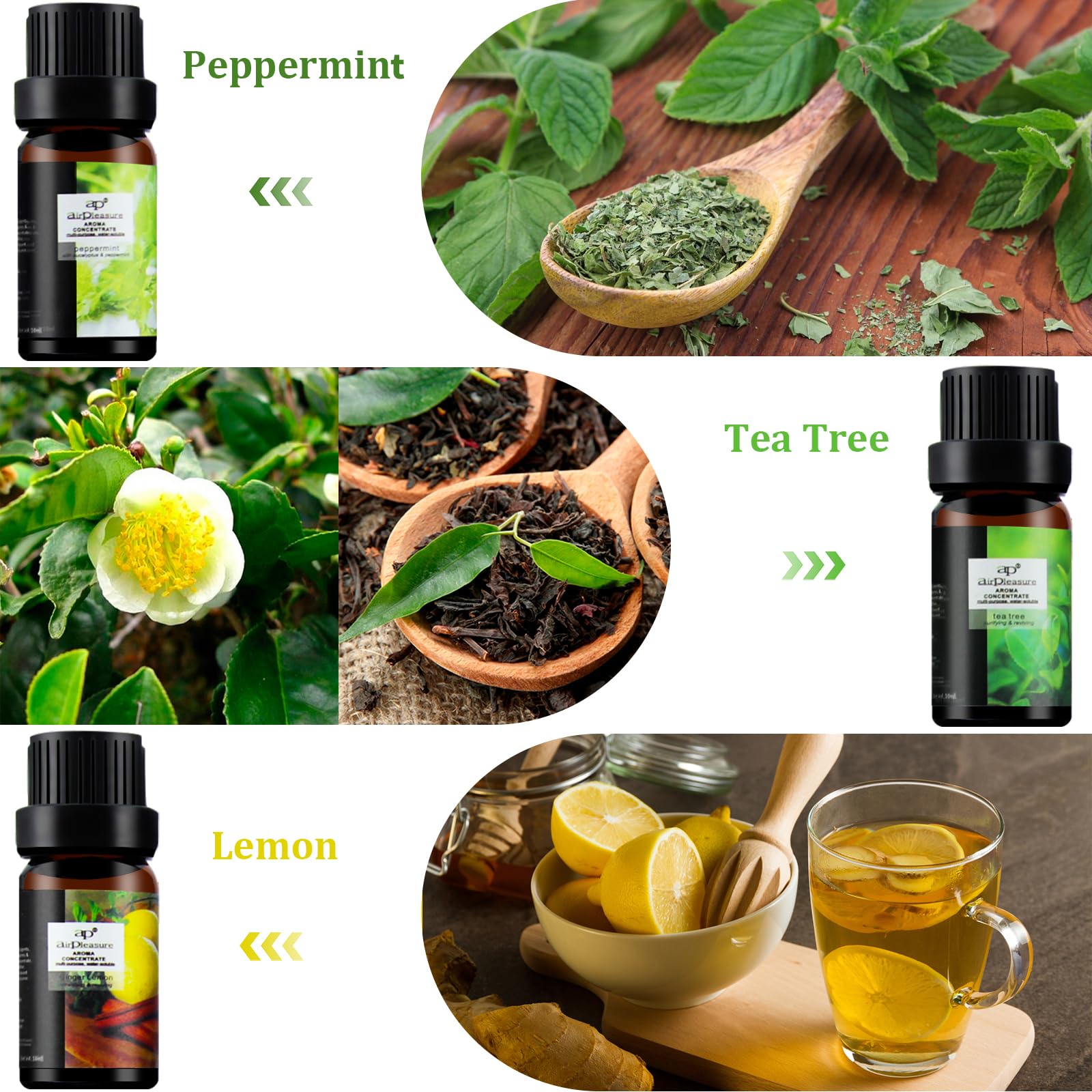 ap airpleasure Rosemary 10ml bottle for focused workspace aroma.