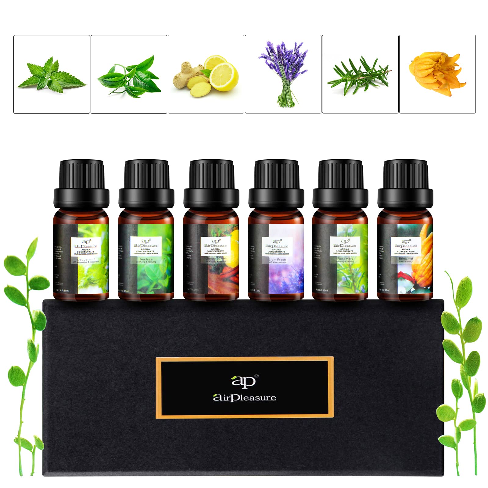 ap airpleasure Tea Tree 10ml bottle for refreshing diffuser use.