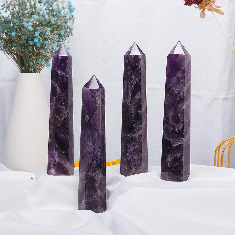 Apengshi Amethyst Tower for DIY use and craft projects