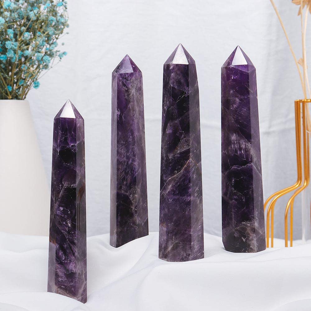 Apengshi Amethyst Tower gift-ready presentation as a thoughtful present