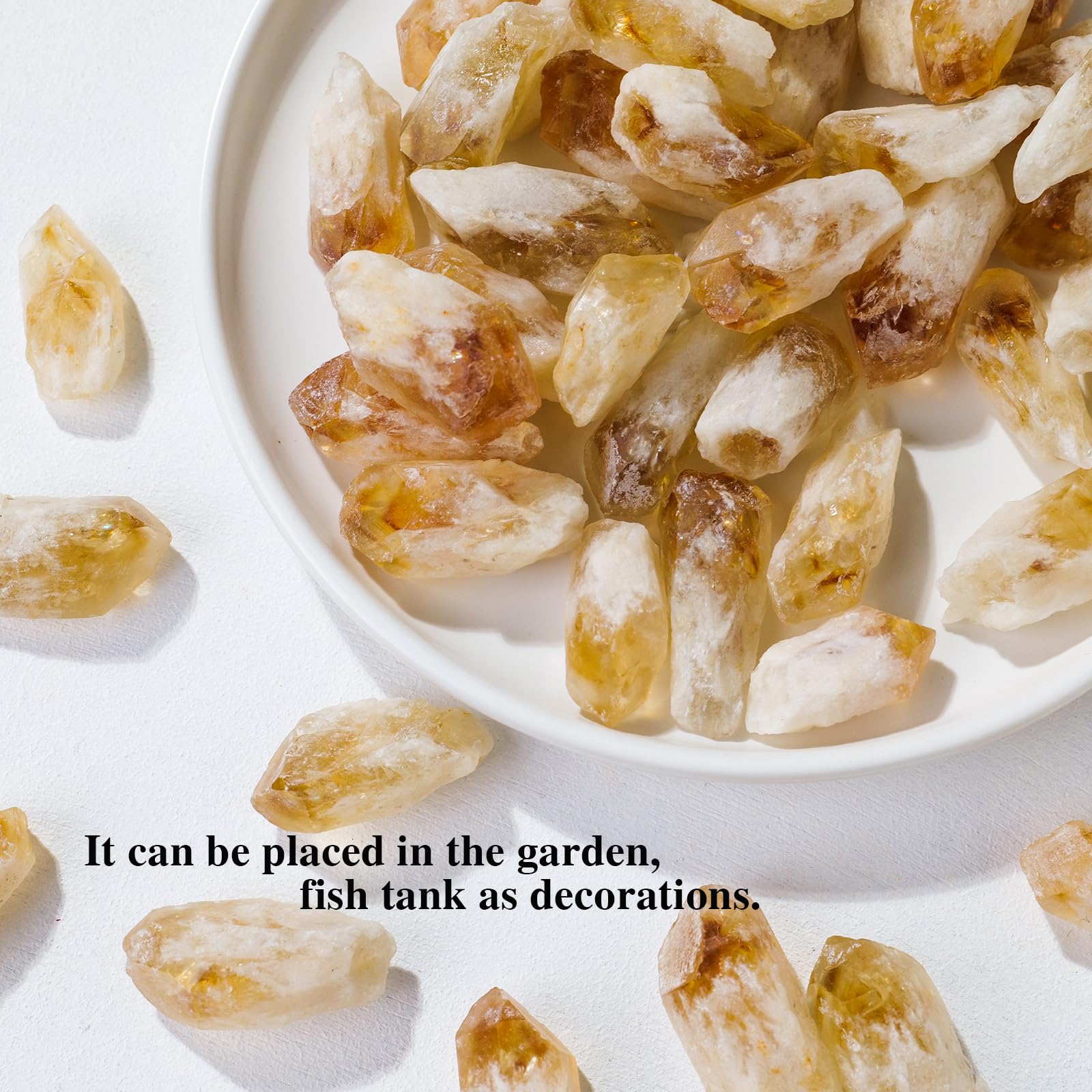 Apengshi Citrine Points for jewelry crafting, beginner-friendly and versatile