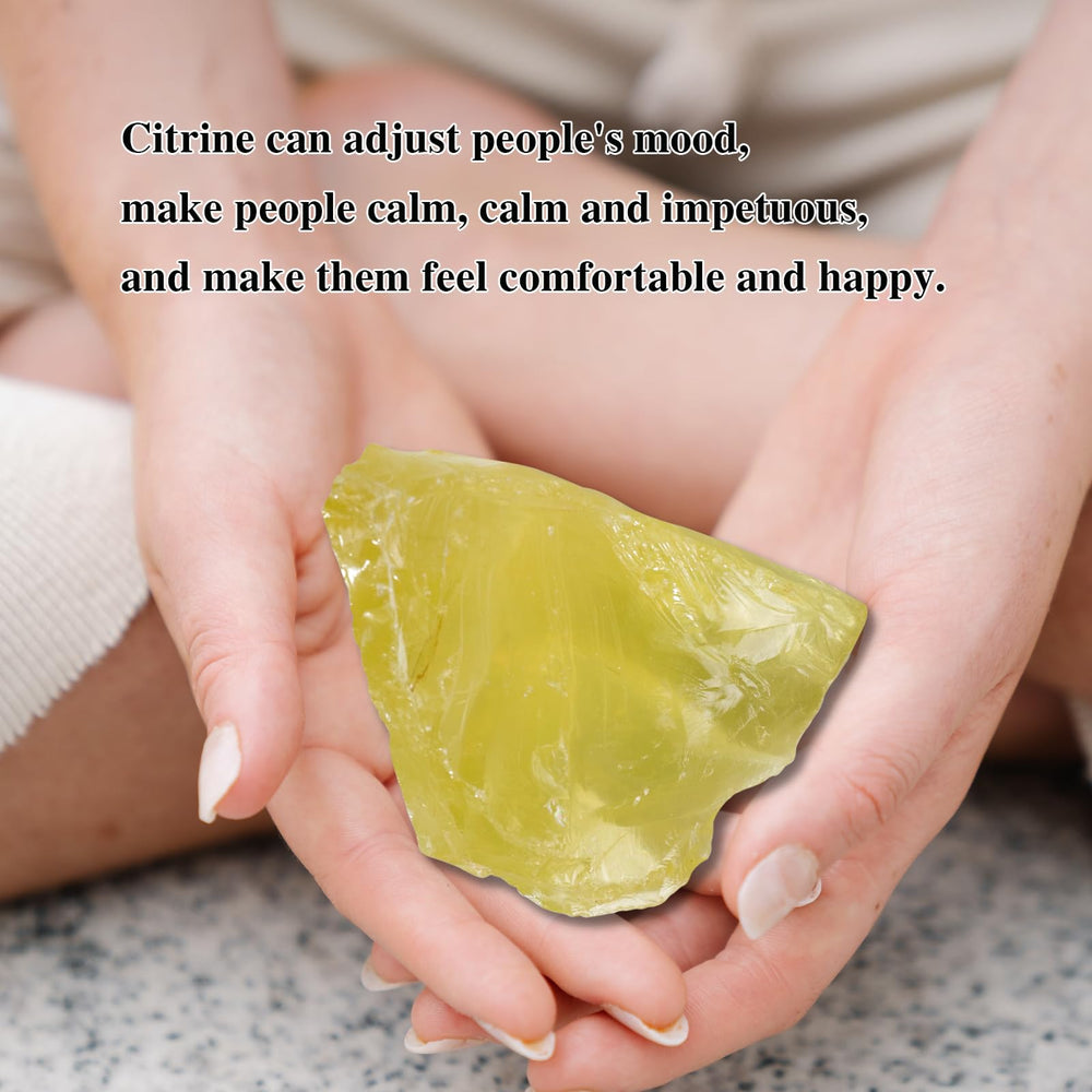 Apengshi Citrine raw stone suitable for beginner ritual and DIY setups.