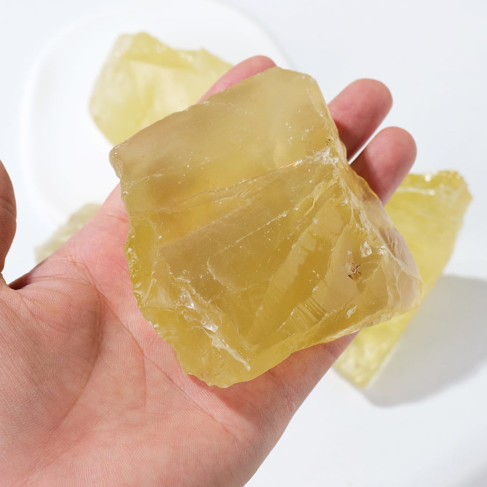 Apengshi Citrine crystal for DIY tumbling and jewelry making projects.