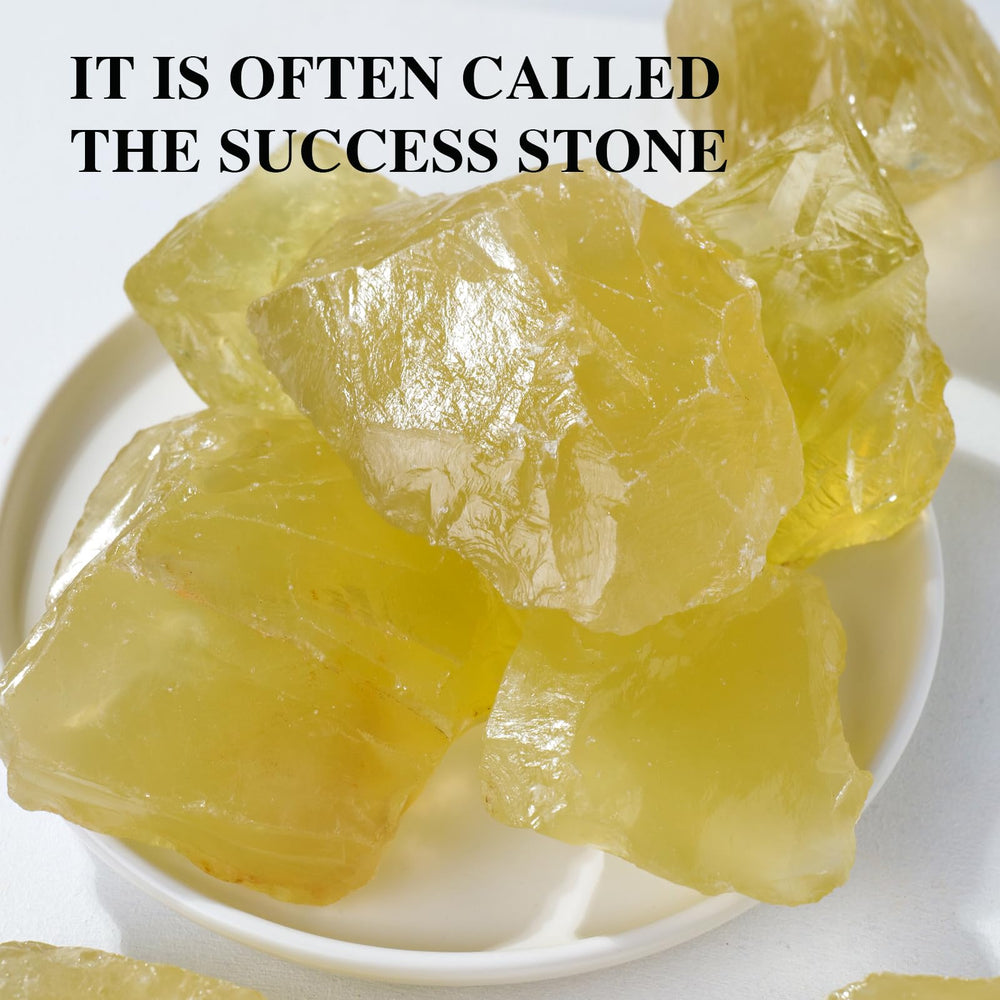 Apengshi Citrine raw stone placed in a fountain or garden water feature.
