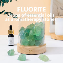 Apengshi Green Fluorite raw stone ideal for chakra work and mindfulness