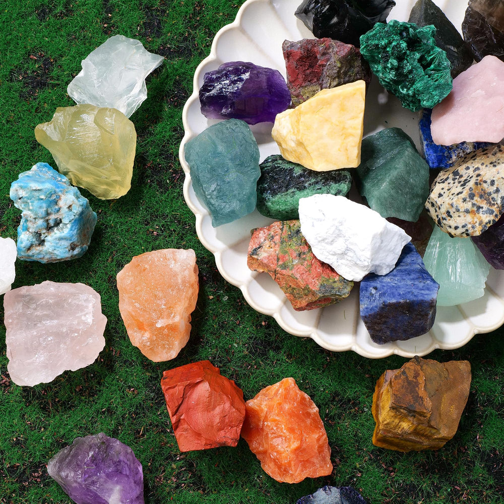 Aura-balancing fluorite crystal from Apengshi during mindful sessions.