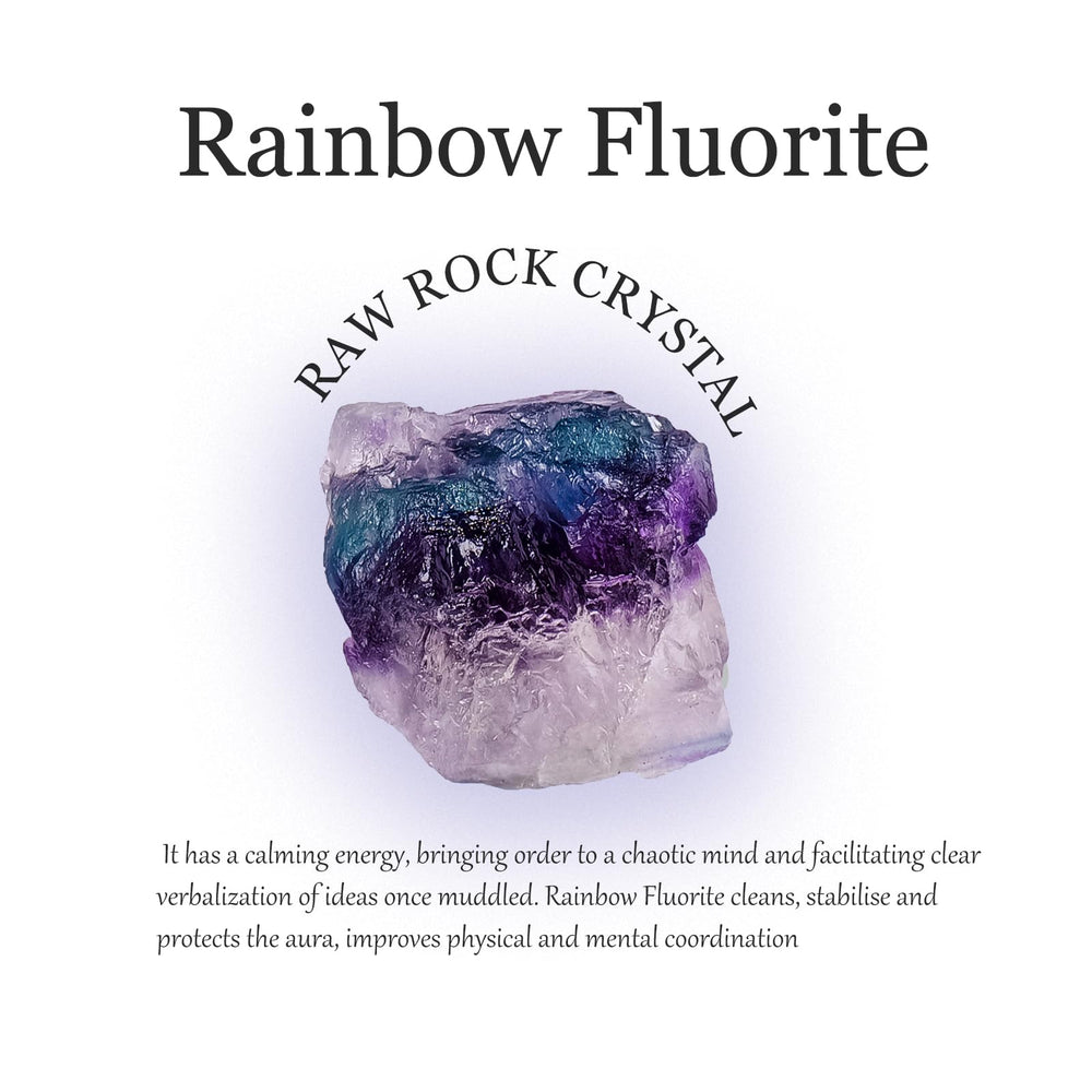 Apengshi Rainbow Fluorite rough stone for DIY jewelry and crafts.