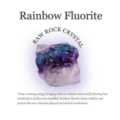 Apengshi Rainbow Fluorite rough stone for DIY jewelry and crafts.