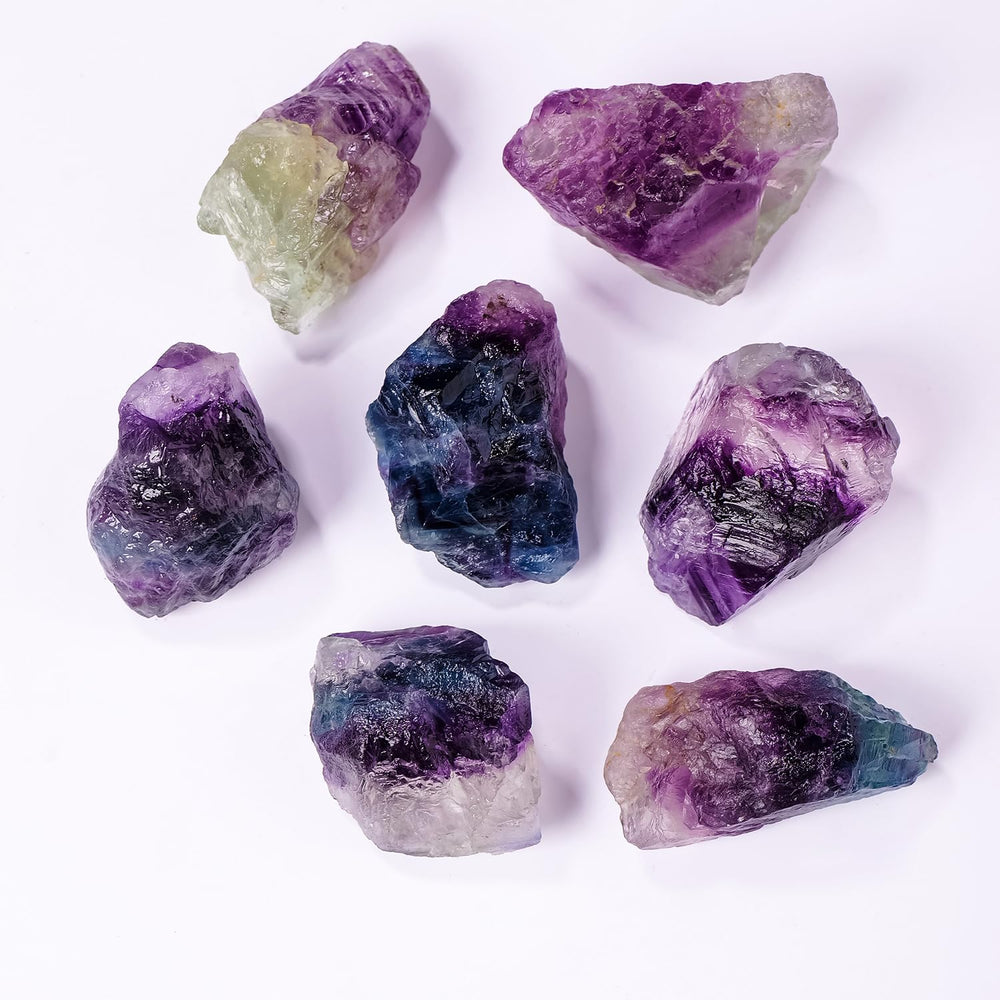 Apengshi Rainbow Fluorite meditation stone for focus and calm.