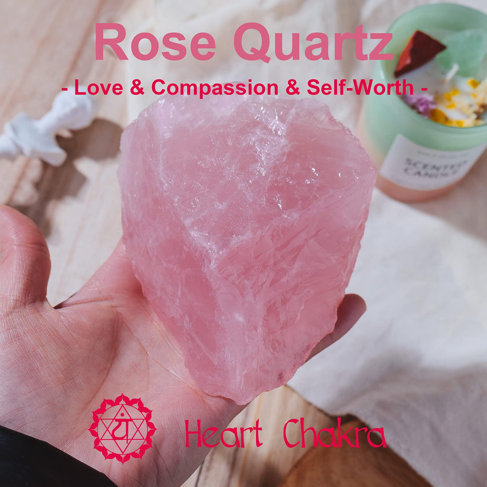 Apengshi rose quartz rough stone ideal for home decor and craft projects