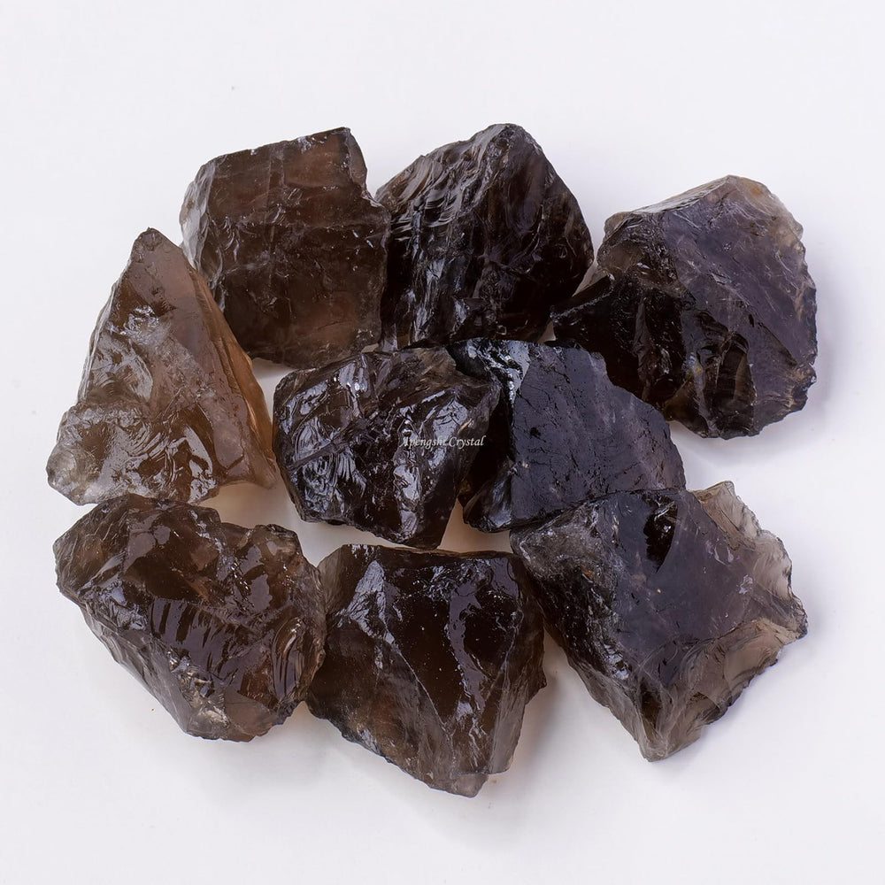 Apengshi smoky quartz garden decor stone for serene spaces