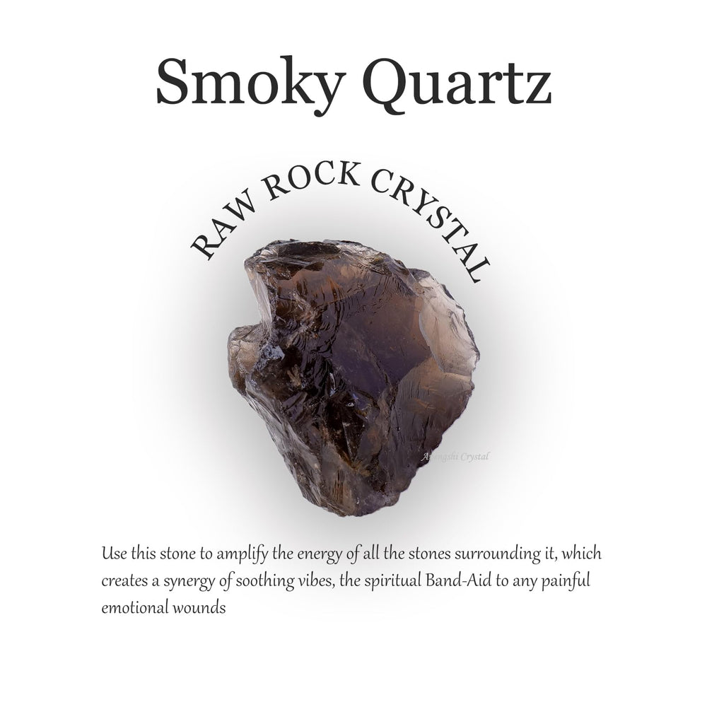 Apengshi smoky quartz used for meditation, energy balance, and focus