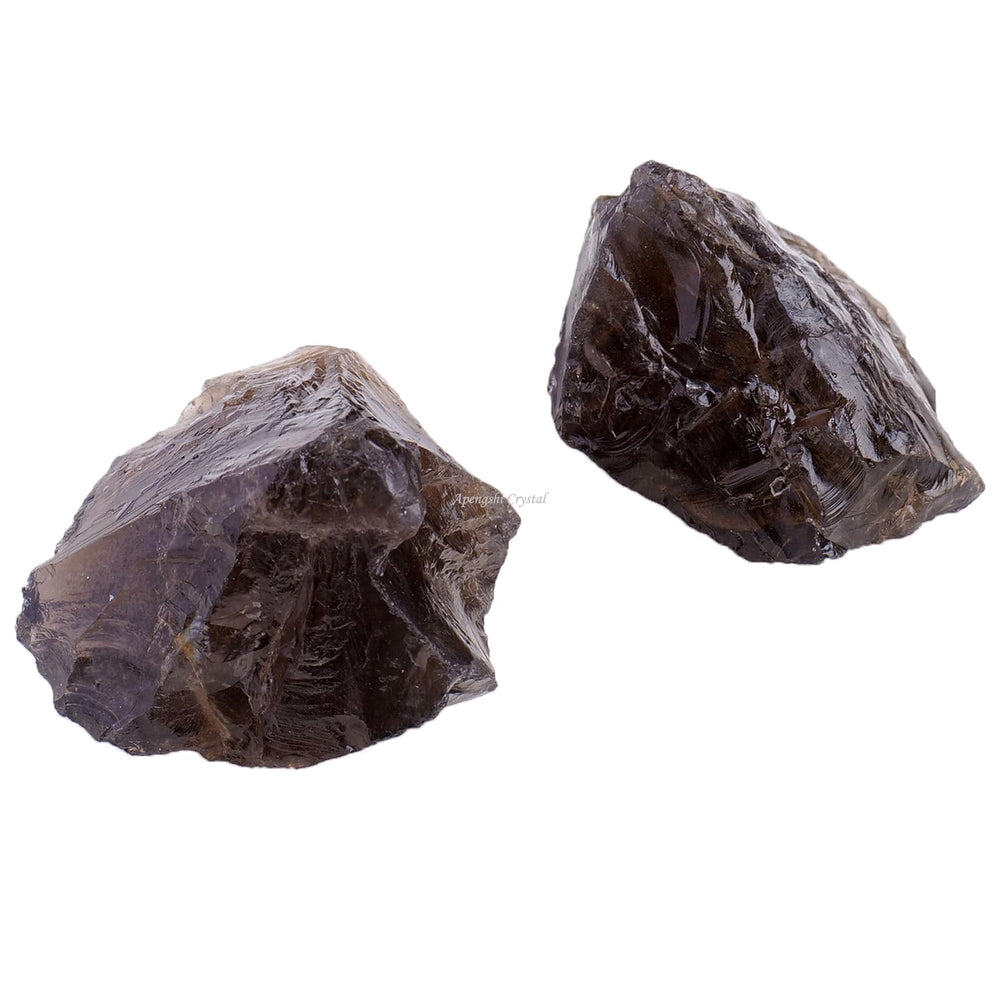 Apengshi smoky quartz raw stones for meditation and calm energy