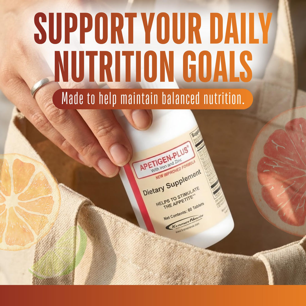 Family-friendly Apetigen-Plus that supports healthy eating habits.