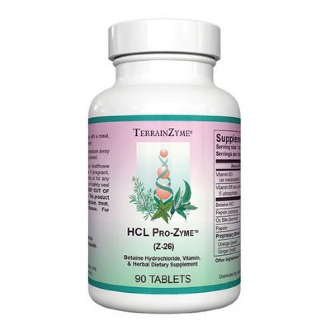 Apex Energetics HCL ProZyme tablet close-up for meal-time support