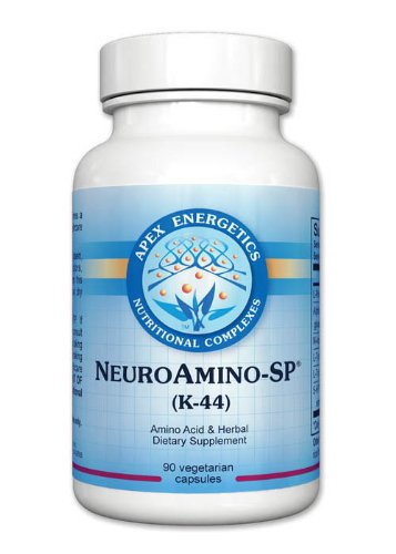 Apex Energetics K-44 NeuroAmino-SP bottle for focus and daytime energy