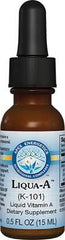 Apex Energetics Liqua-A drops measured with a dropper for easy daily dosing.