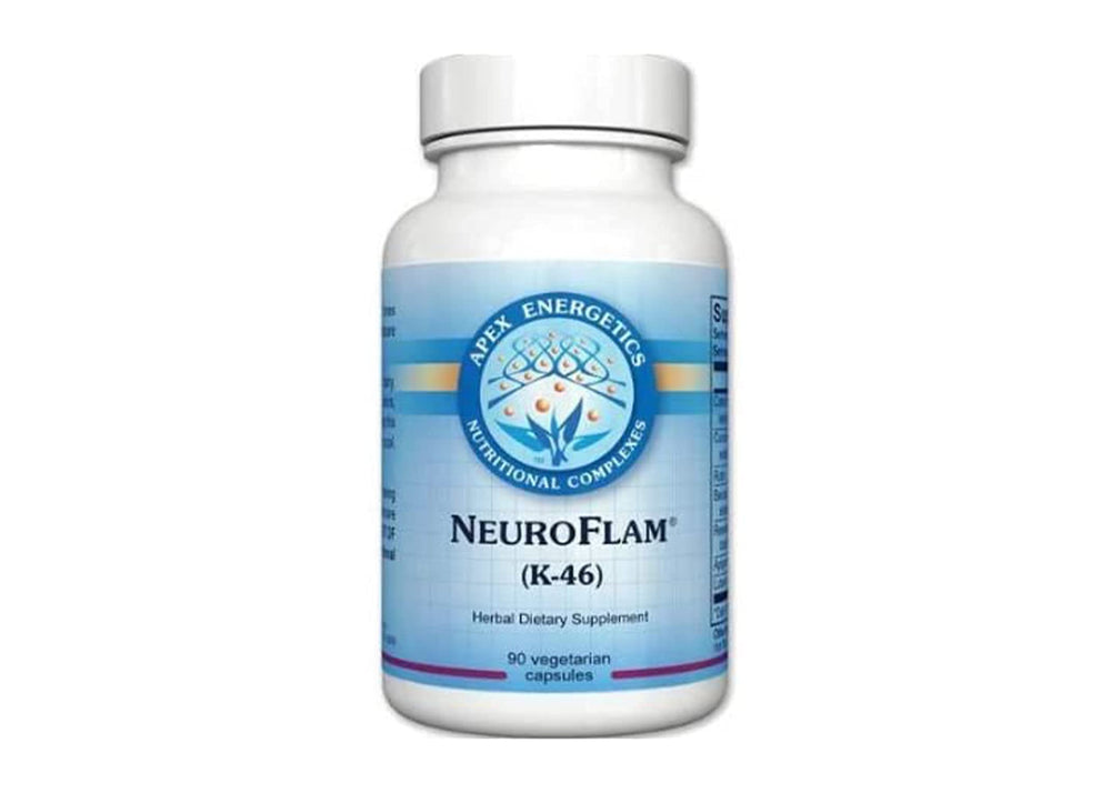 APEX Energetics NeuroFlam K-46 capsules for easy twice-daily dosing
