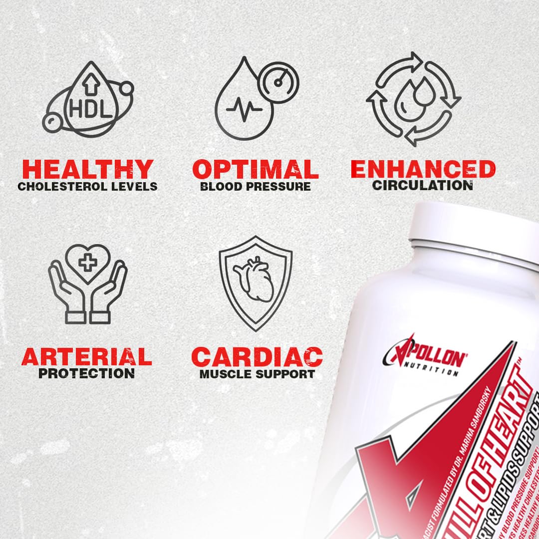 Apollon Full of Heart red yeast rice ingredient close-up, highlighting precise dosing.