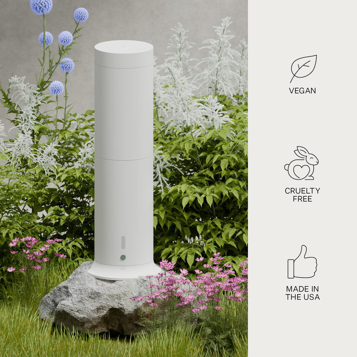 Create a tranquil lounge with Hinoki Lavender fragrance.