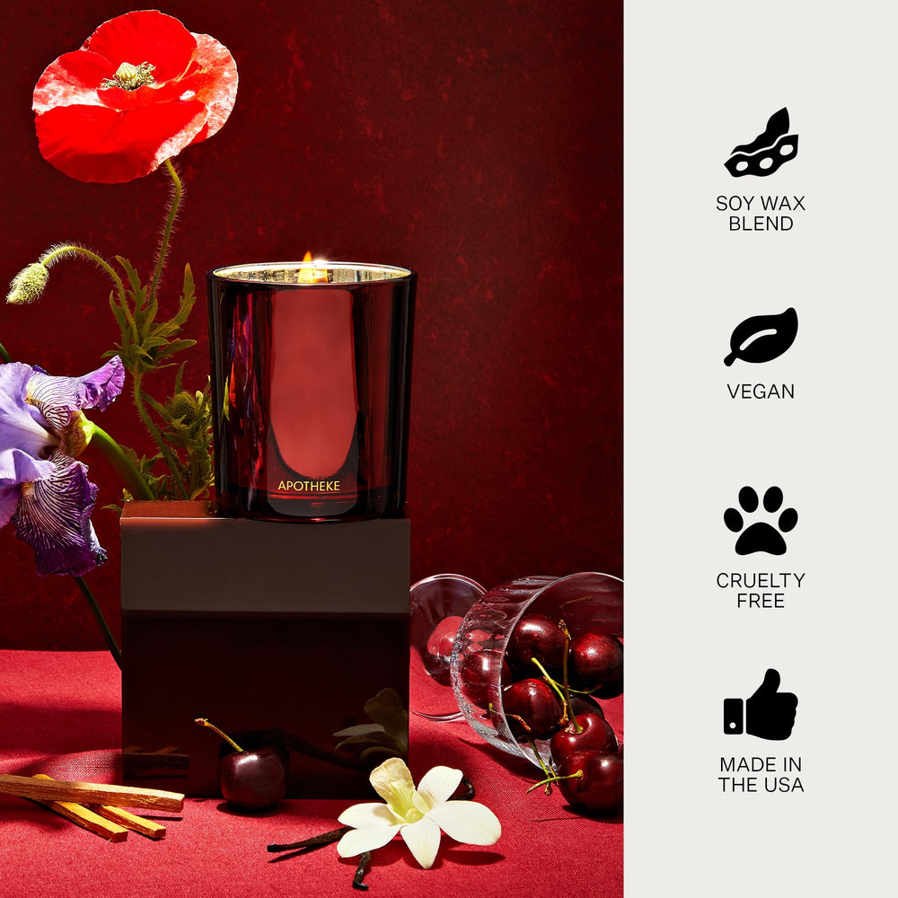Luxurious candle gift wrap ready for special occasions and celebrations.