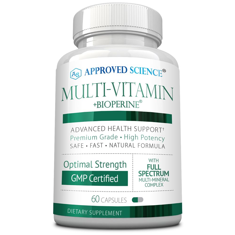 Approved Science Multi-Vitamin bottle front view for daily wellness support