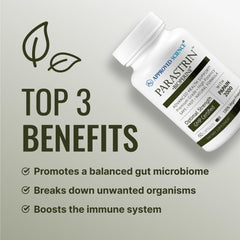 Approved Science Parastrin capsules ready for daily use and routine support