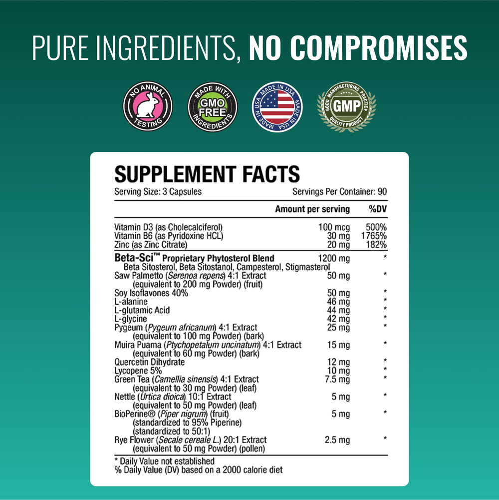 Approved Science Prostarex packaging box communicates benefits and quality.