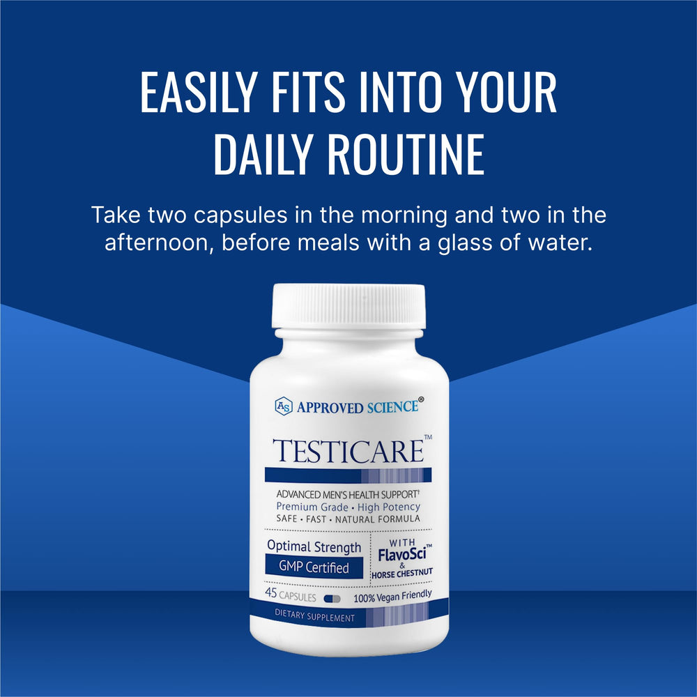 Approved Science TestiCare six-pack packaging displays value and ethical production.