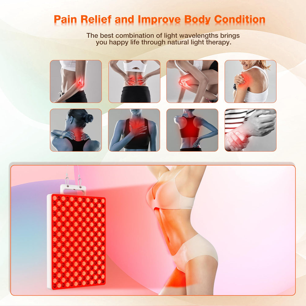 Aptoyu panel uses 660nm and 850nm wavelengths for skin and deeper tissue reach.