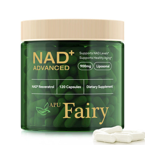 APU.FAIRY NAD bottle 120; supports cellular energy.