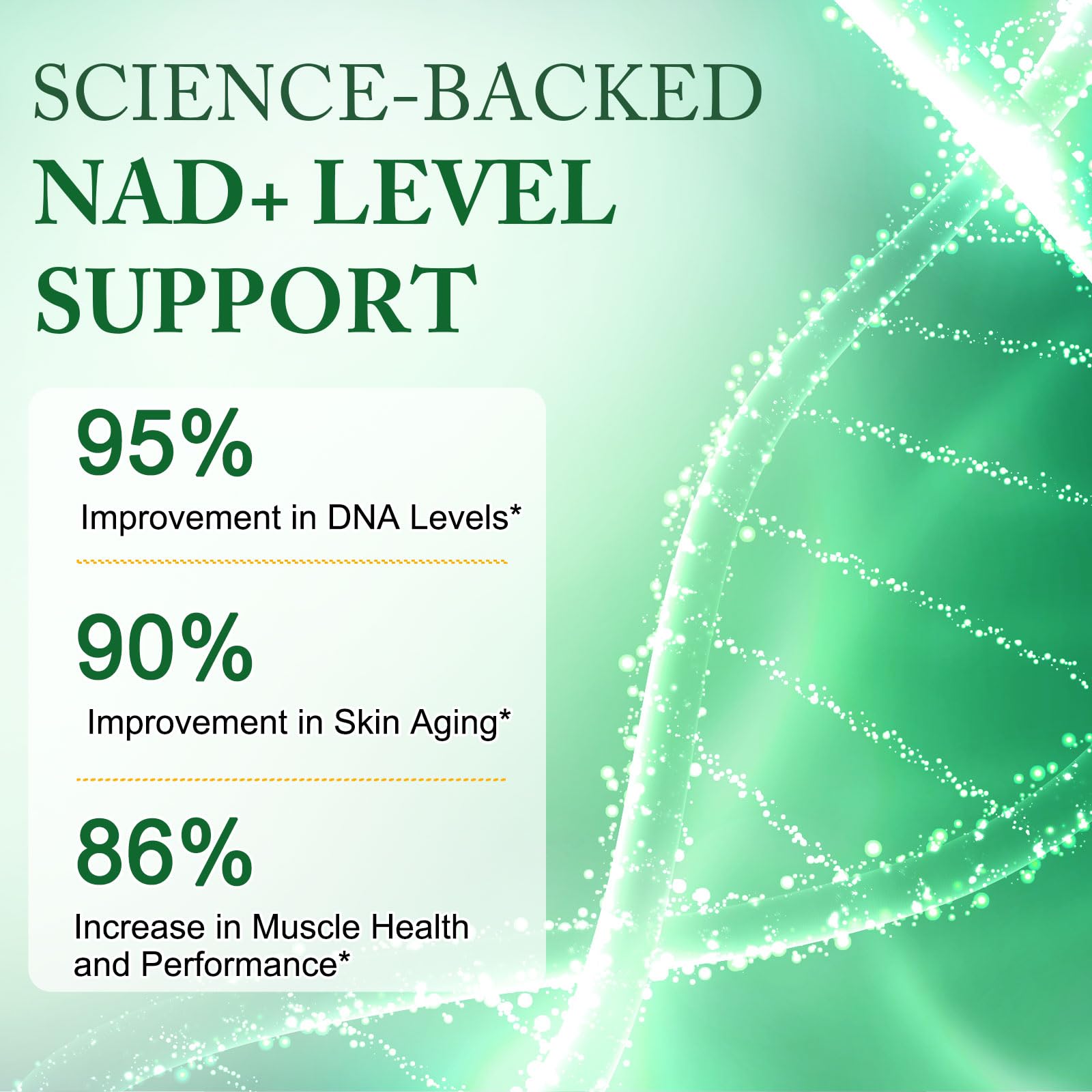 APU.FAIRY NAD packaging box, GMP-certified supplement.
