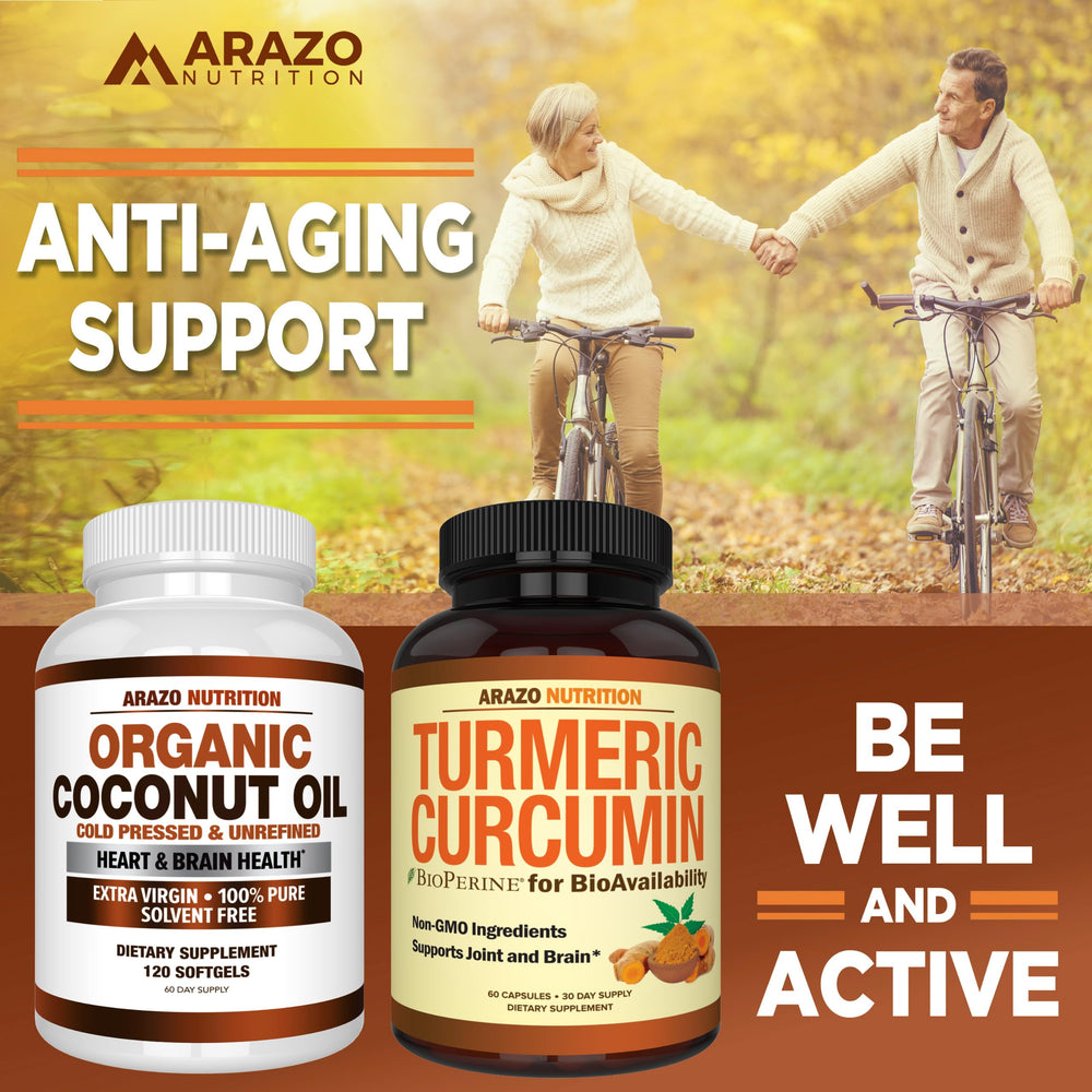 Arazo Nutrition two-pack packaging for convenient daily use and replenishment.
