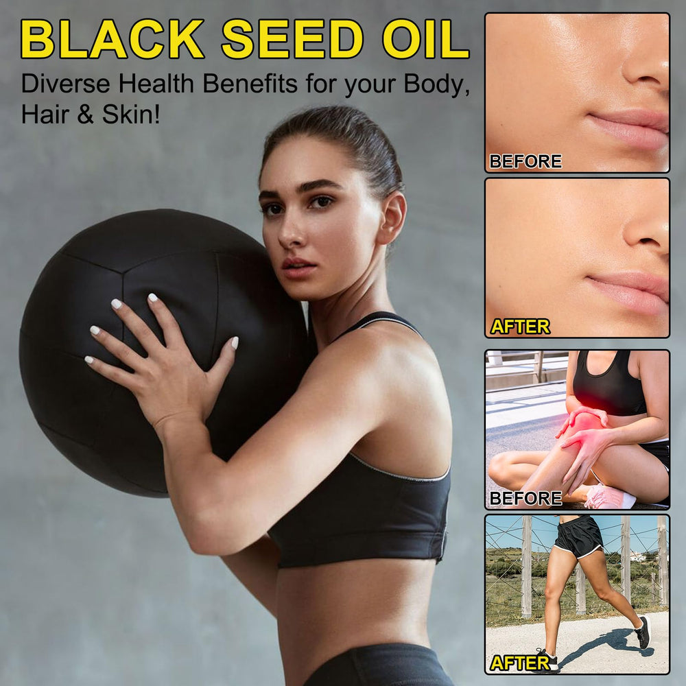 ARBCRN black seed oil used for hair care and shine.