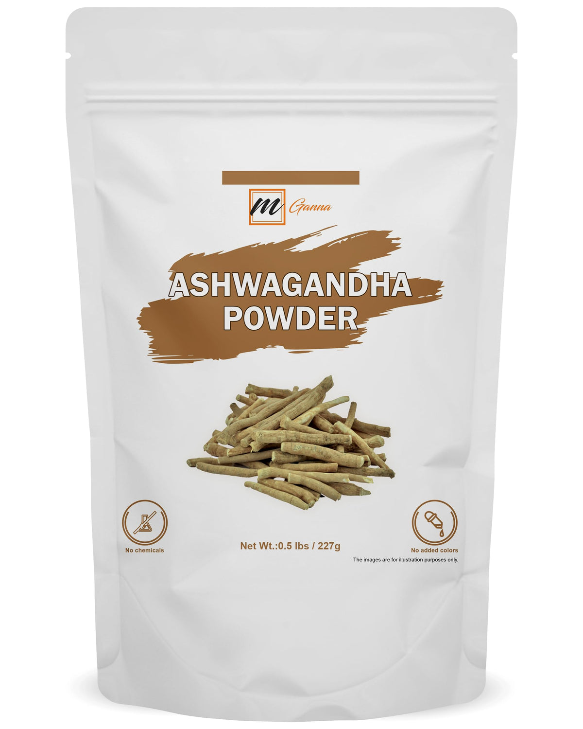 ARCHIE mGanna powder packaging highlights purity for daily wellness routines