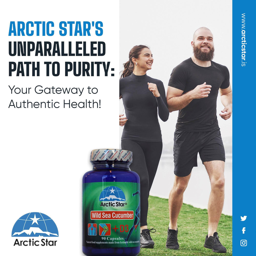 Arctic Star packaging highlights sustainable, compact bottle design.
