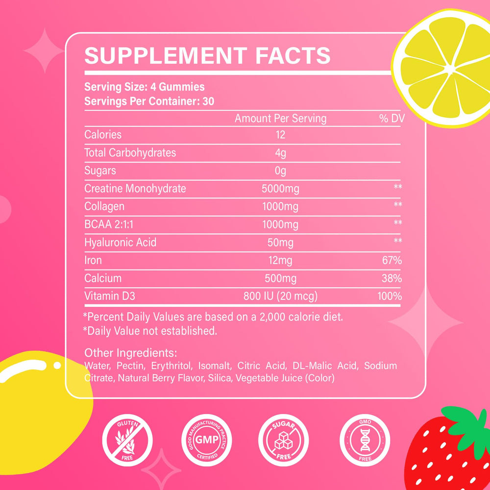 ARDORACON vegan, sugar-free and gluten-free gummies for sensitive diets.
