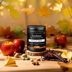 Aredenua Caramel Apples Candle wick ensures a steady, even burn.