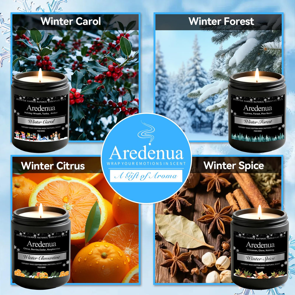 Aredenua Clementine candle brightening a kitchen with citrus vibrance.