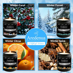 Aredenua Clementine candle brightening a kitchen with citrus vibrance.