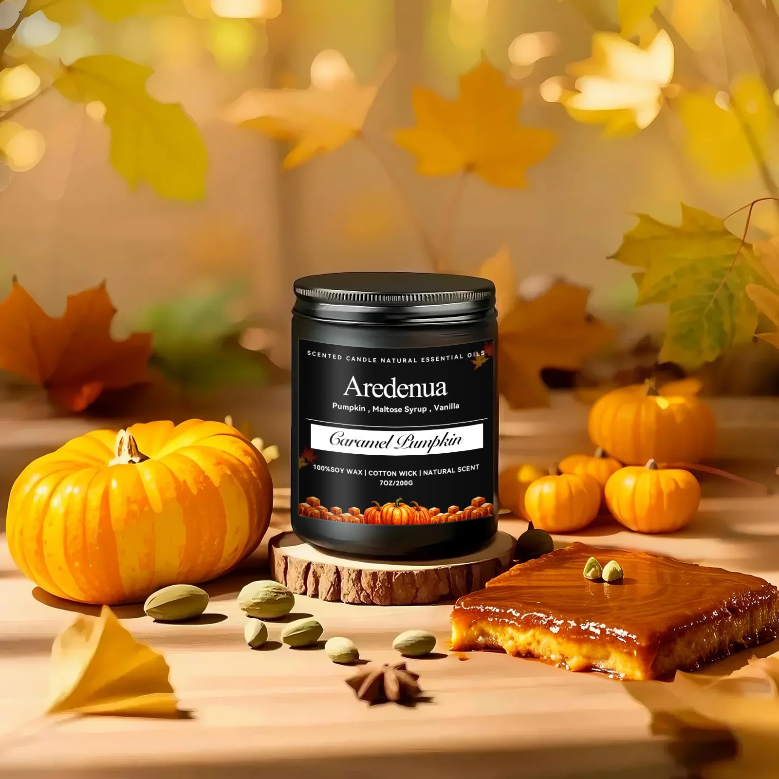 Aredenua gift-ready black rigid box candle makes holiday gifting effortless and presentable