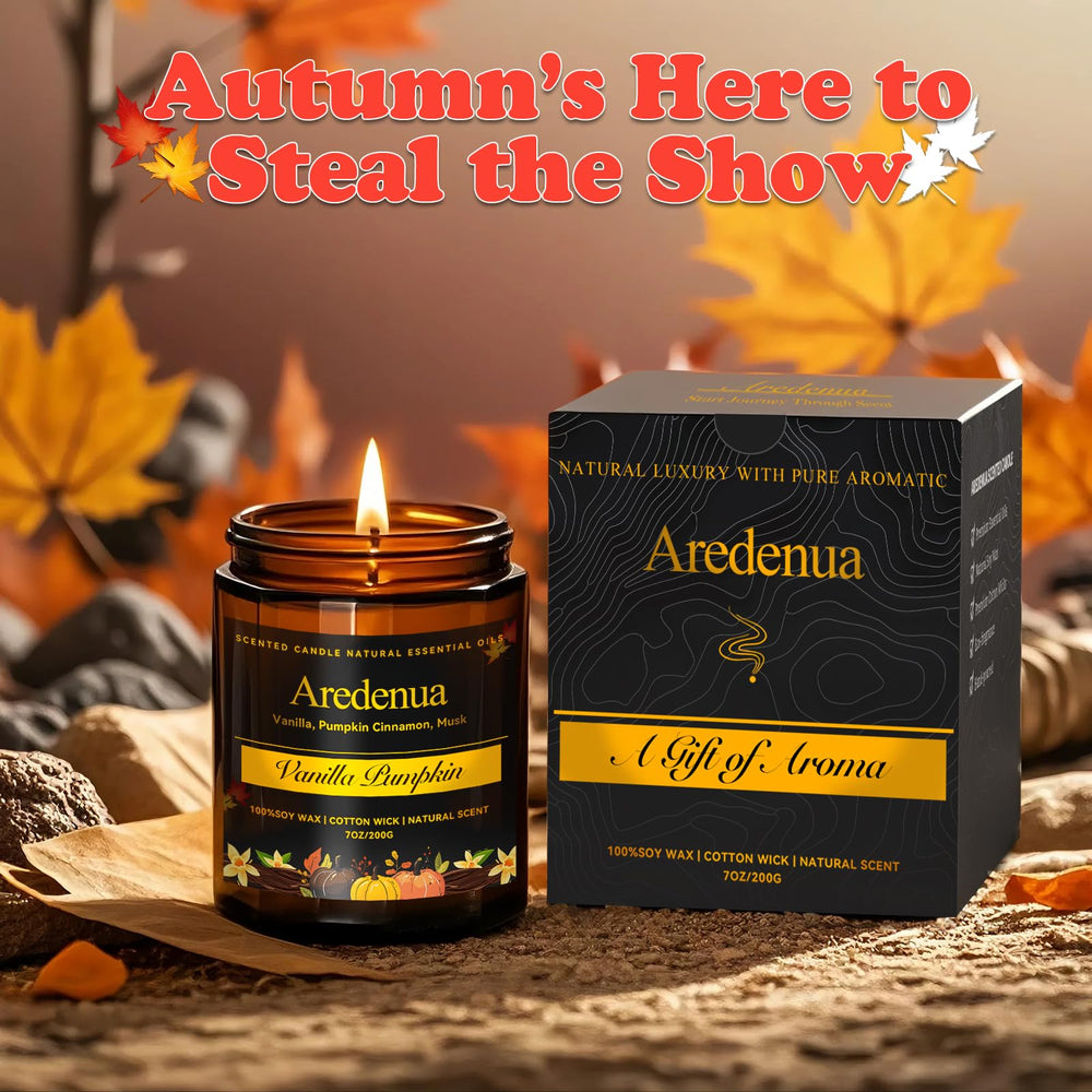 Aredenua hand-poured soy wax candle delivers clean burn and steady fragrance.