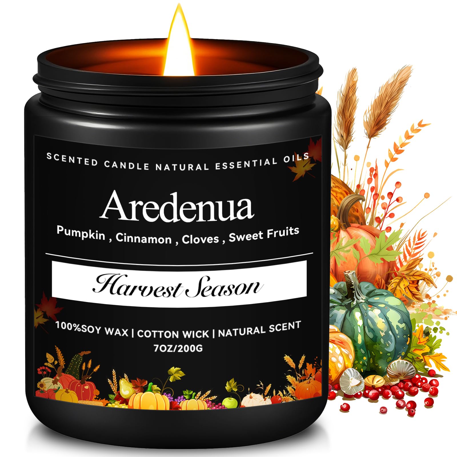 Aredenua Harvest Season Candle gift box ready for festive gifting and cozy decor.
