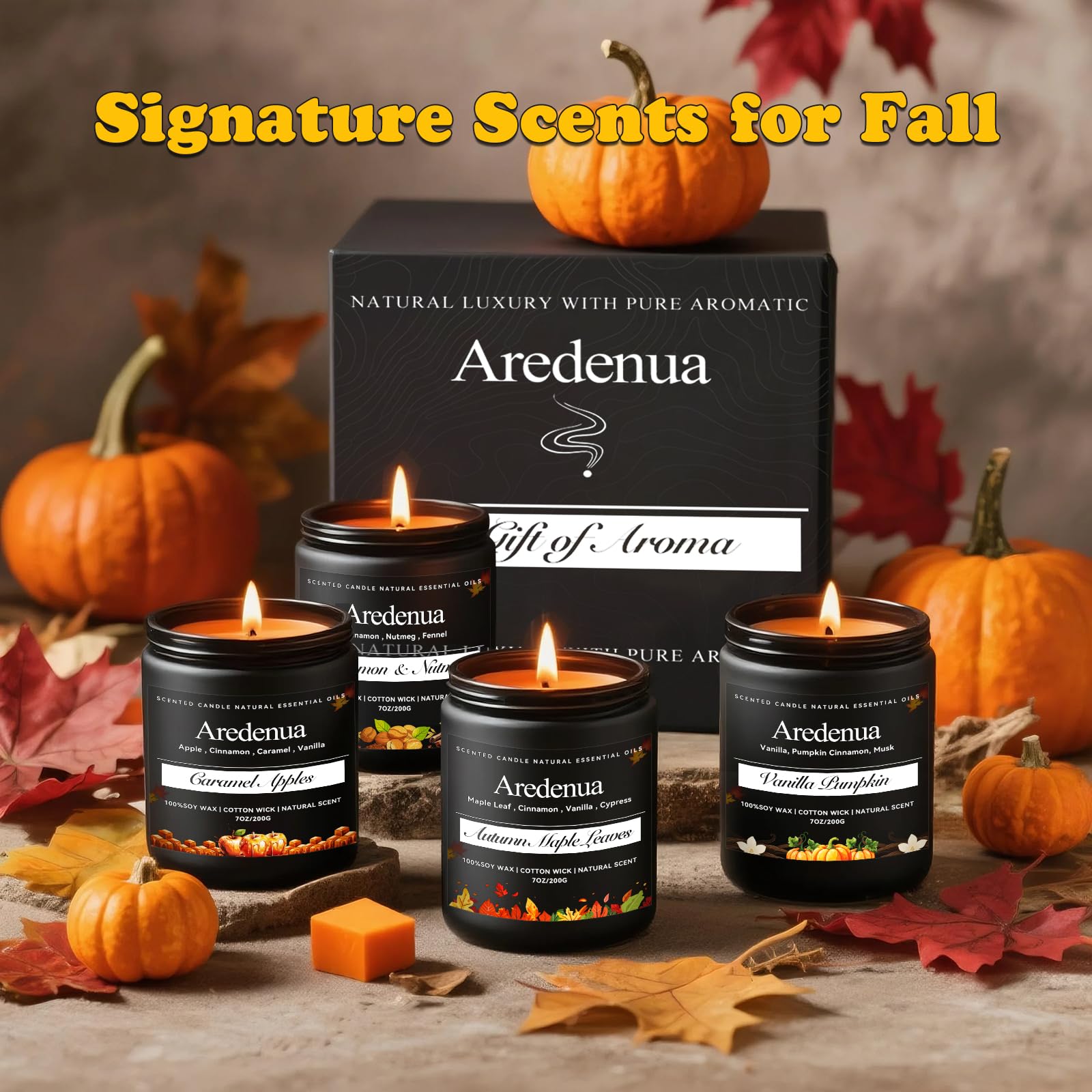 Aredenua Minimalist Jar candle suits modern decor and easy reuse after burning.