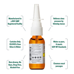 Argentyn 23 nasal spray nozzle close-up showing precise applicator