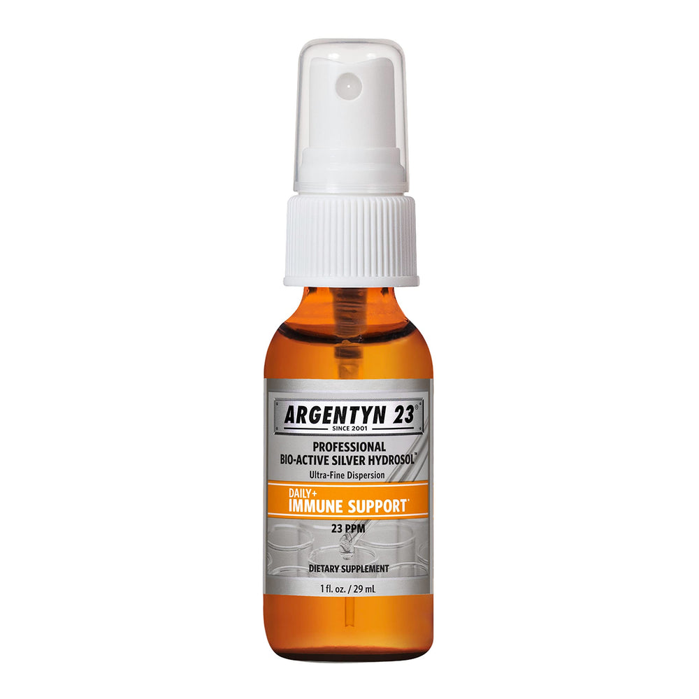 Argentyn 23 professional immune spray bottle ready for daily use.