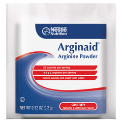 Arginaid Cherry being stirred into a glass for a smooth, convenient drink.