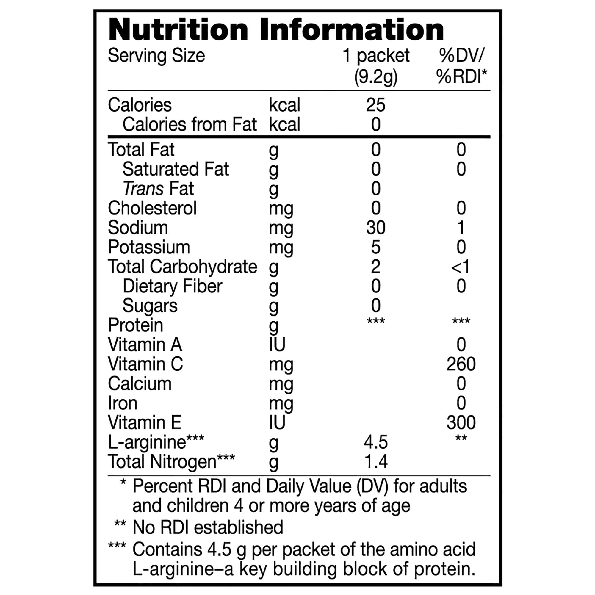 Arginaid packet stirred into yogurt for a quick, flexible mix.